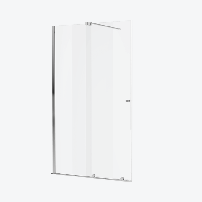 Ortigo walk-in drzwi prysznicowe przesuwne 140x200 cm, powłoka Clean Control, chrom