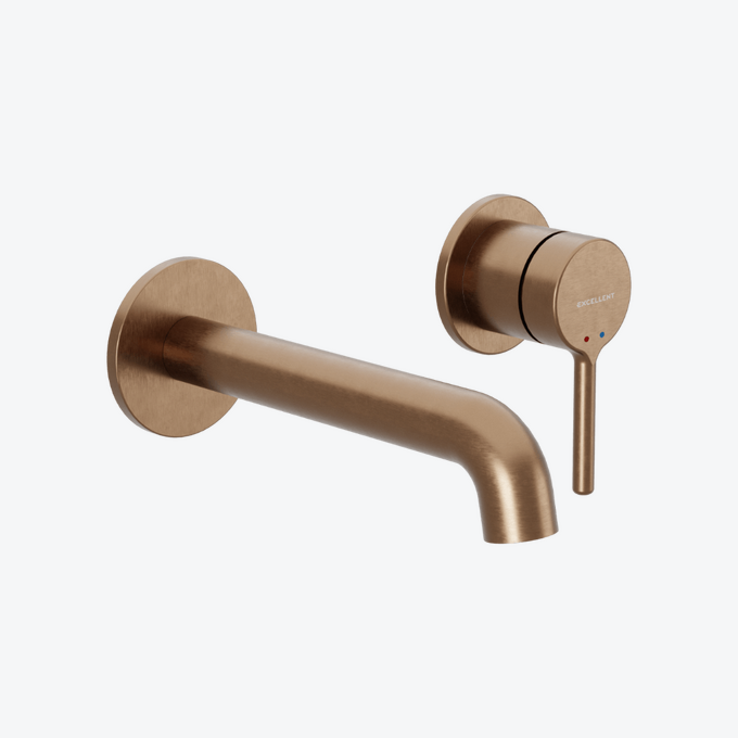 Delta PI bateria umywalkowa podtynkowa, miedziany szczotkowany