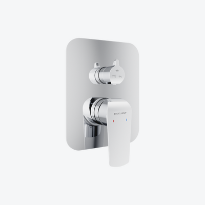 Clever 2.0 shower/tub mixer for concealed installation, 3 functions, chrome