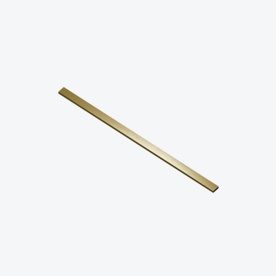 Ortigo wspornik kabiny 120 cm do docięcia, złoty szczotkowany