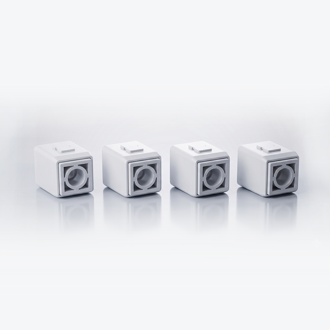 White radiator mounting kit – spare part