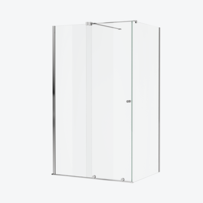 Ortigo kabina prostokątna narożna 120x80 cm, drzwi przesuwne, powłoka Clean Control, chrom
