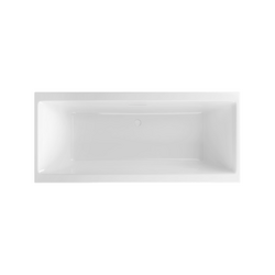 Pryzmat Slim 2.0 Wanna Prostokątna 170x75 cm, biały połysk