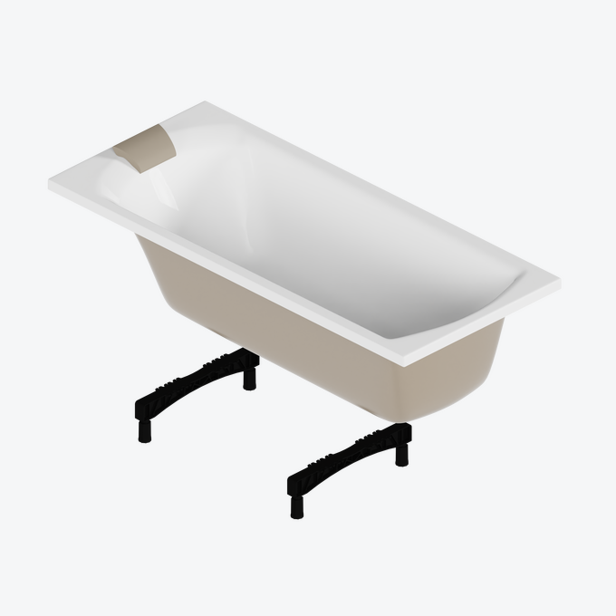 Zestaw promocyjny Wanna Lamia Slim 160 + zagłówek KARO + nóżki wannowe