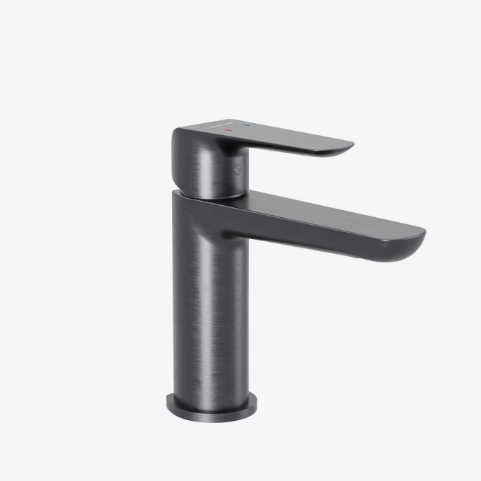 Clever 2.0 bateria umywalkowa stojąca, grafit szczotkowany