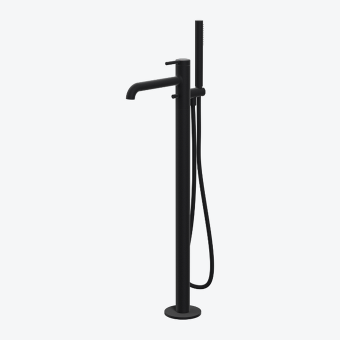 Delta Pi bateria wannowa wolnostojąca, czarny mat