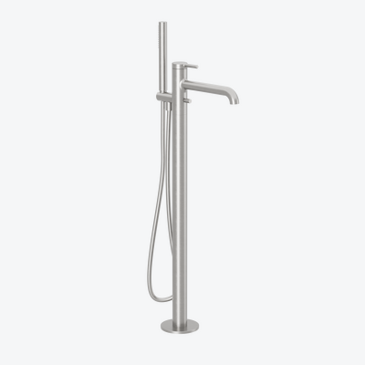 Delta Pi bateria wannowa wolnostojąca, nikiel szczotkowany