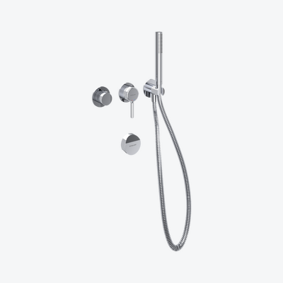 Pi Concealed shower/tub set, 2 function, Hover siphon, chrome