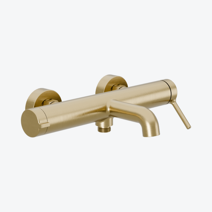 Delta Pi Bateria wannowo-prysznicowa, złoty szczotkowany