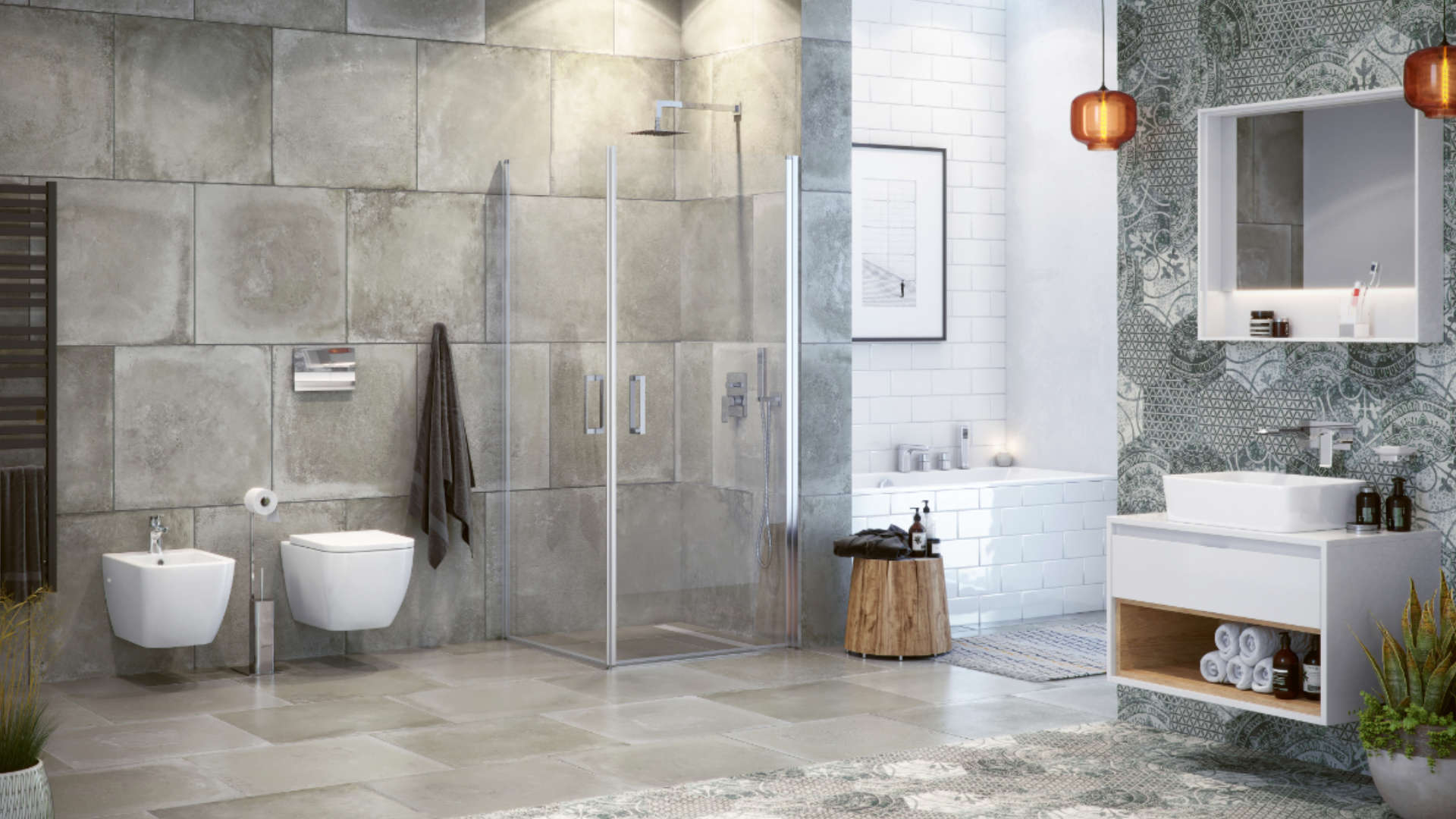 Ness miska WC 50 cm wisząca bezrantowa z deską wolnoopadającą, biały połysk