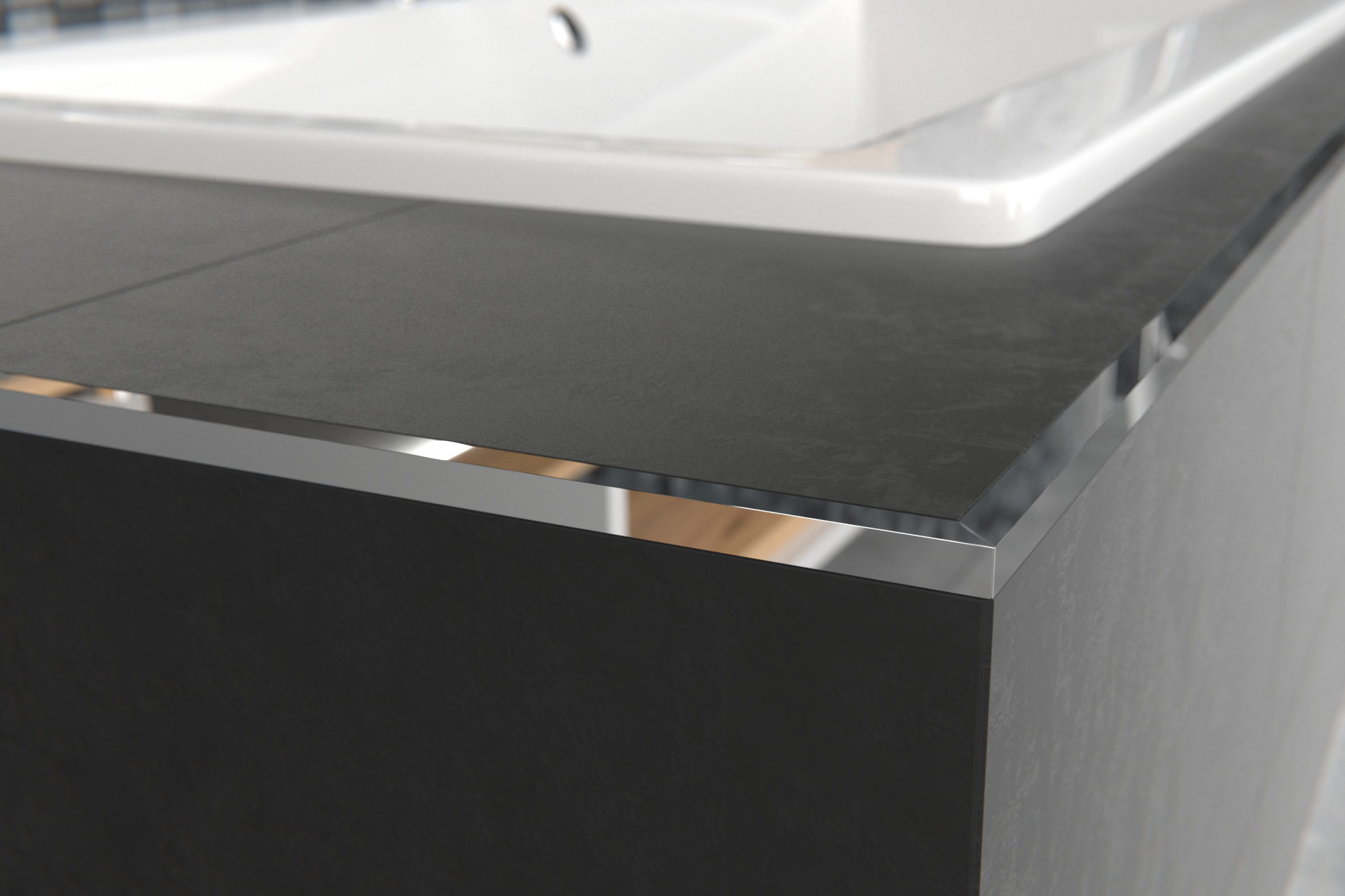 Profil Q kwadratowy 10 mm długość 250 cm stal nierdzewna, szlifowany