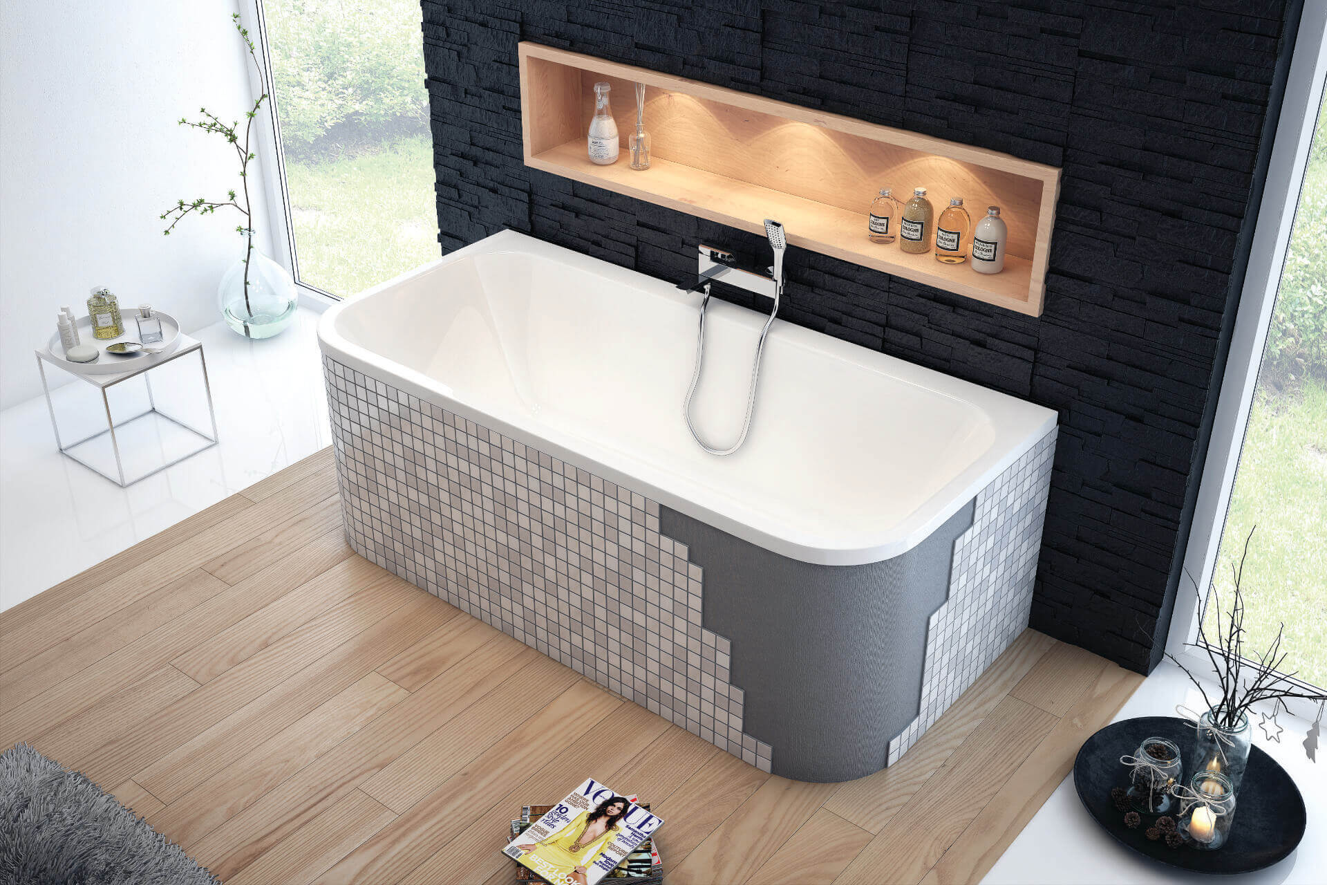 Flex obudowa do zabudowy wanny Arana płytkami