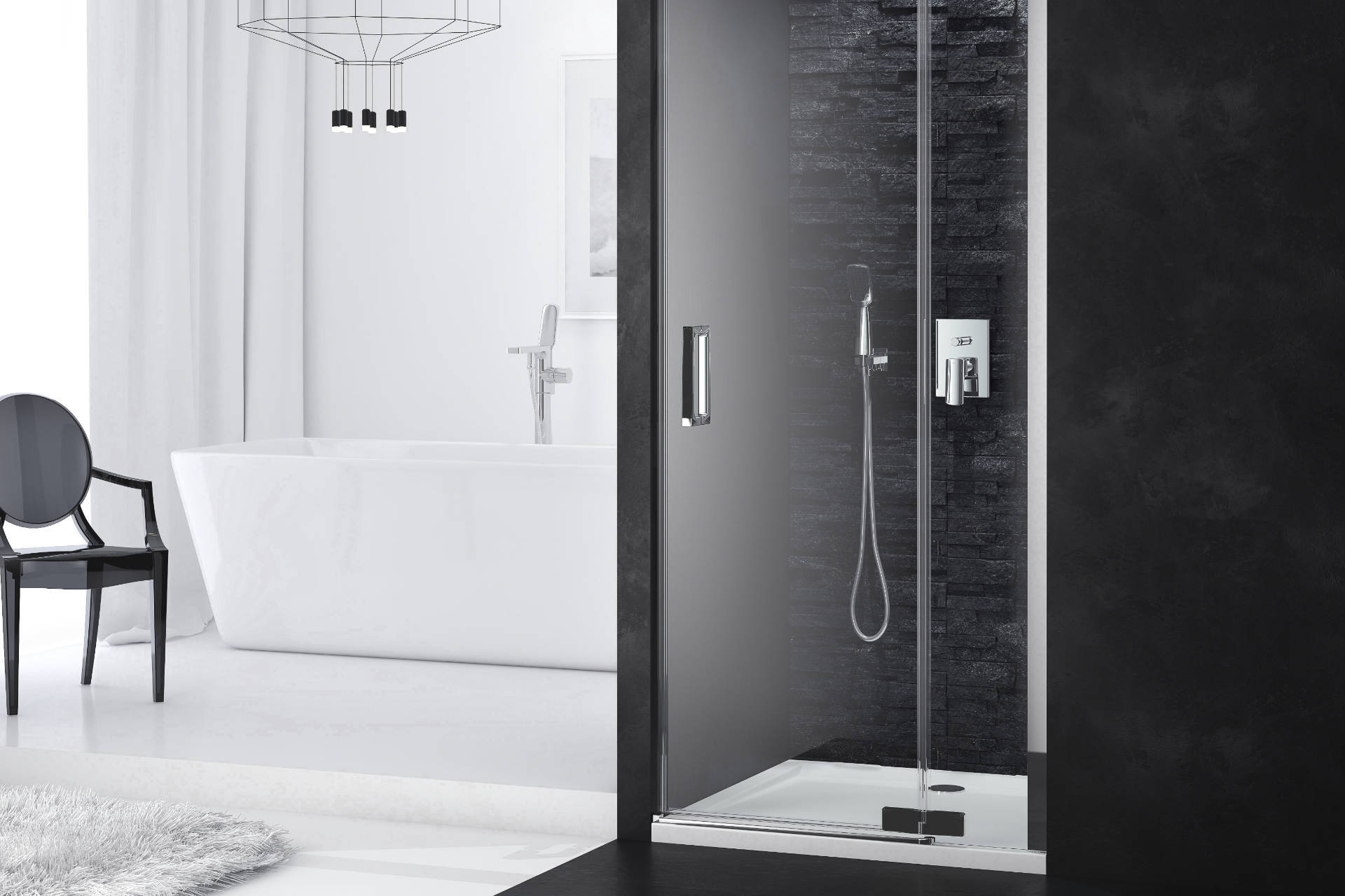 Forma brodzik kwadratowy 80x80 cm  niski, biały połysk