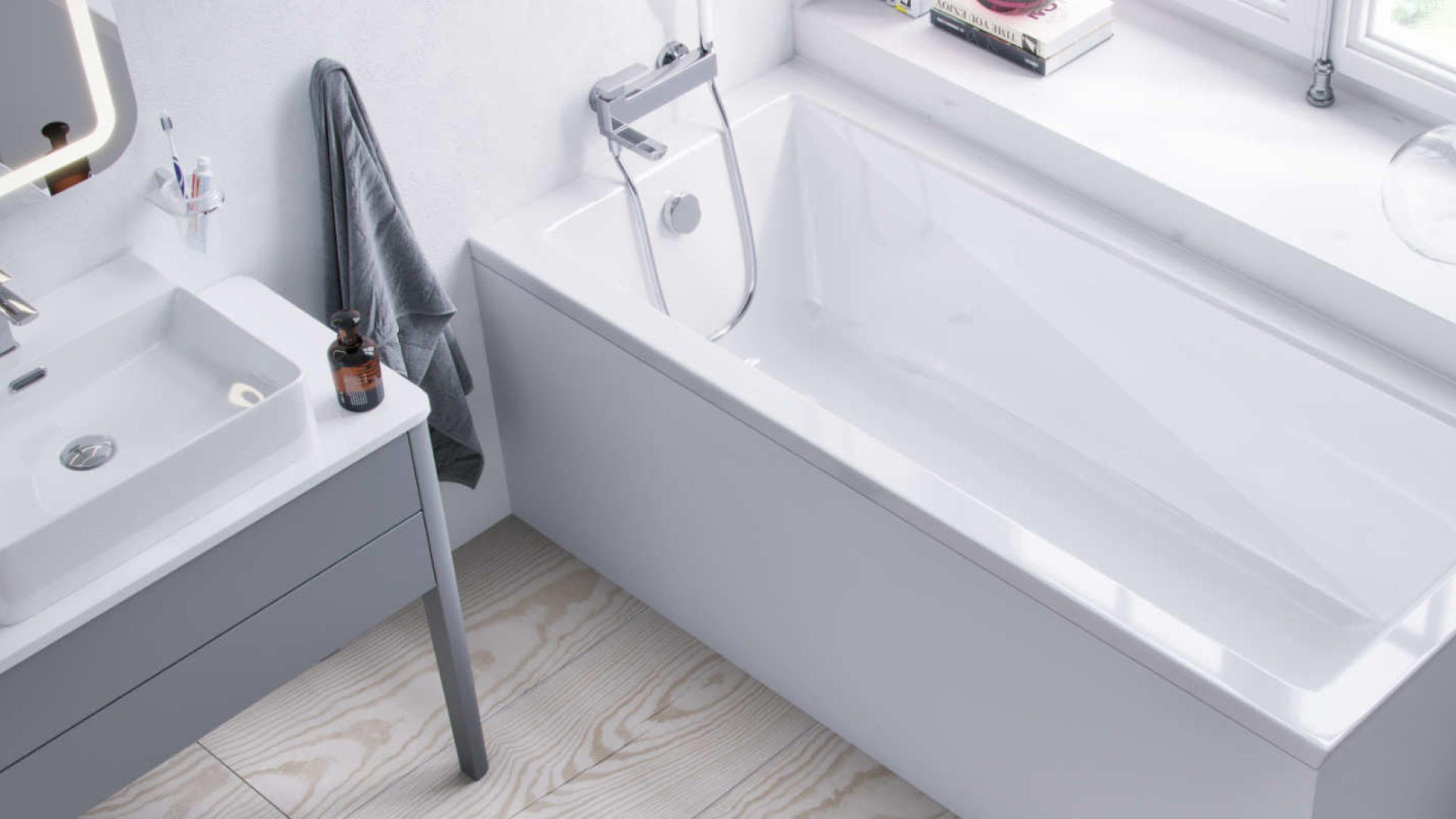 Pride bateria prysznicowa ścienna, chrom