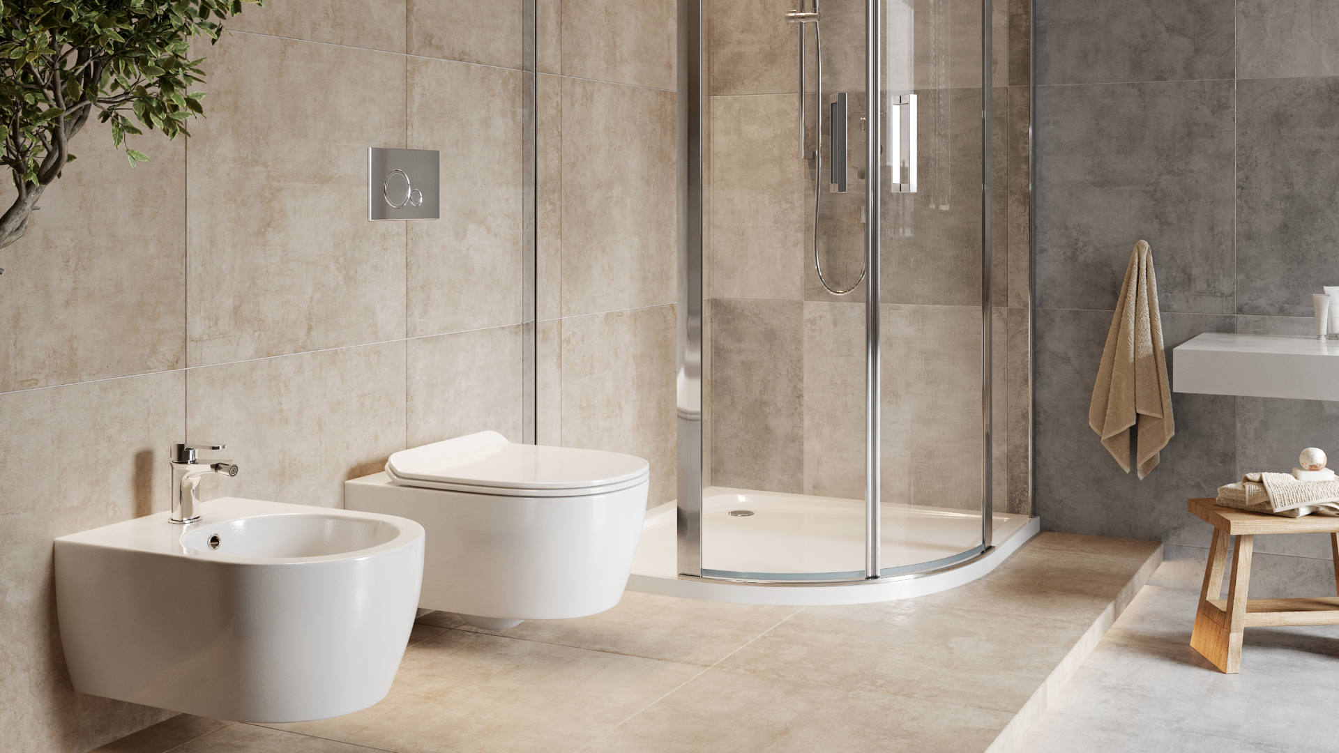 Ringo przycisk spłukujący do stelaża podtynkowego WC Shiro 2.0, chrom