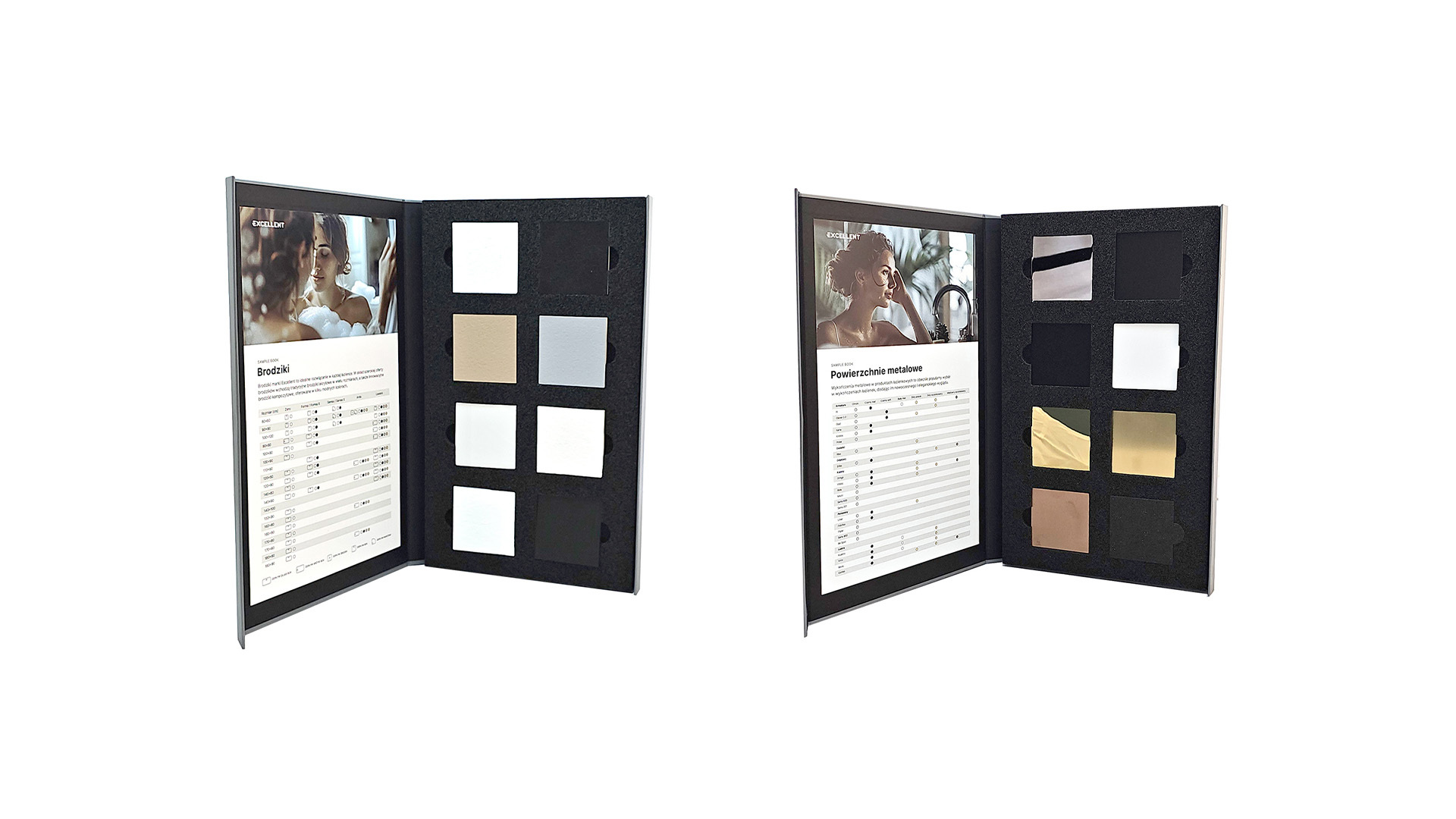 Próbnik kolorów 60 x 70 mm, ceramika