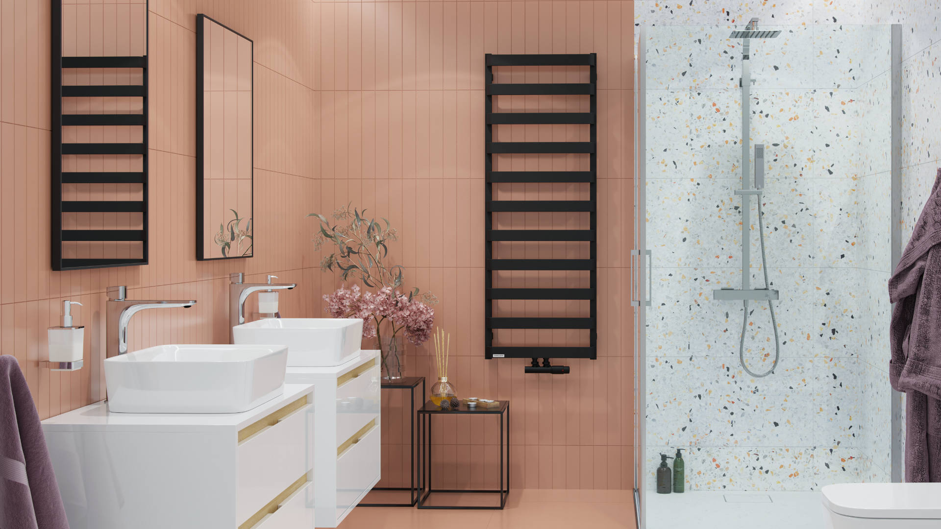 Forka 2.0 umywalka nablatowa 48x37 cm prostokątna, biały połysk