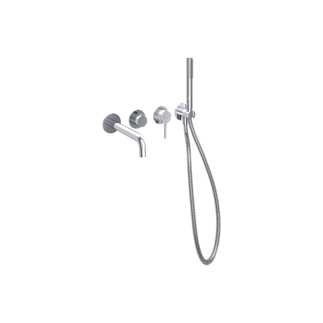 Delta Pi Zestaw wannowo-prysznicowy podtynkowy, 2 funkcyjny, chrom