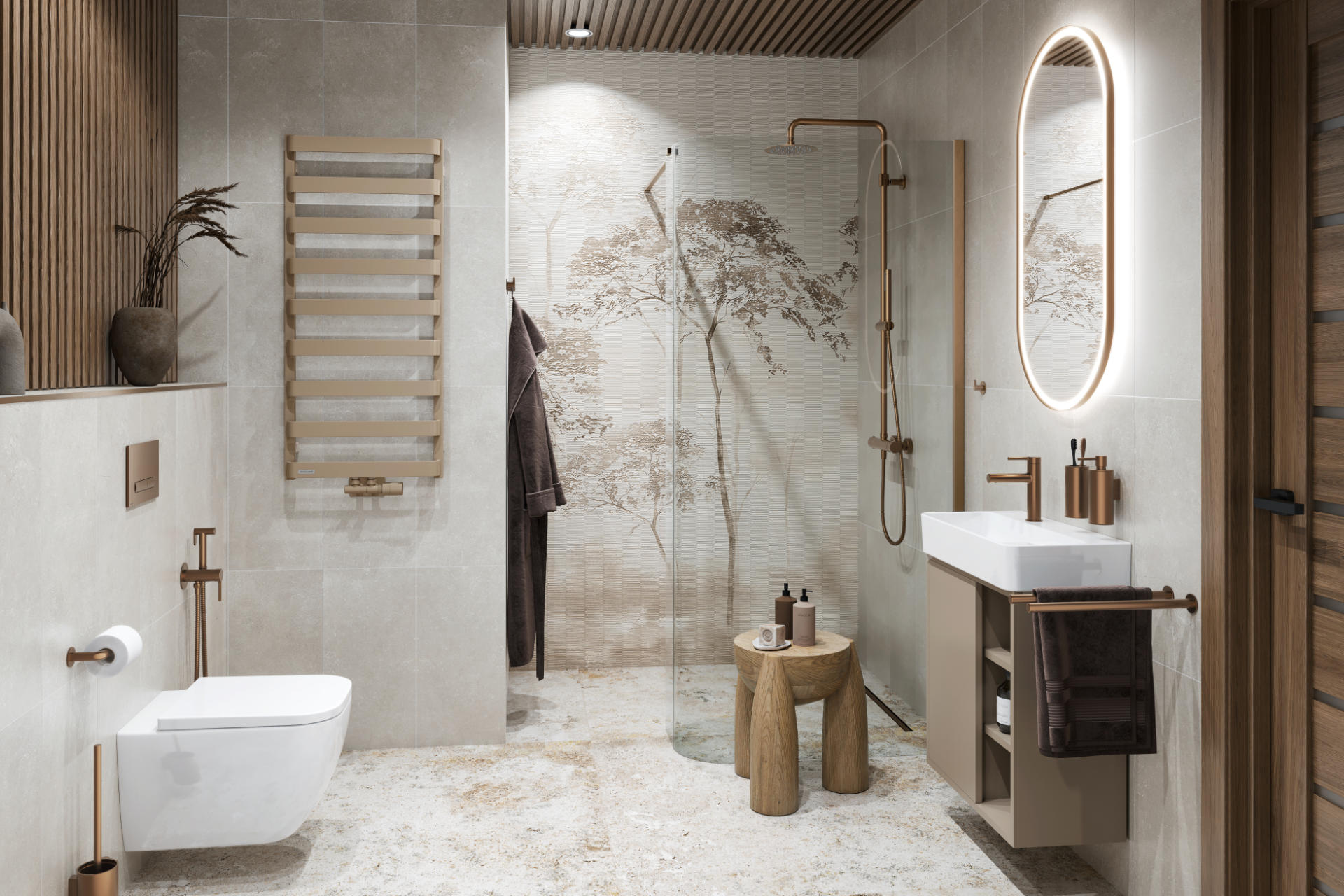 Ness szafka wisząca 57 cm podumywalkowa lakierowana, czarny soft